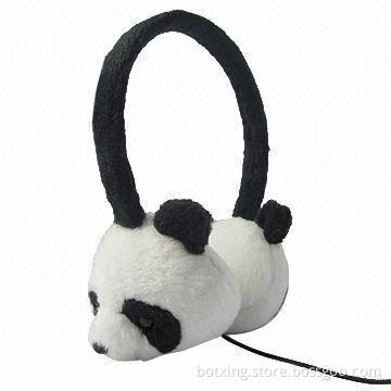 2013 New Panda-shaped Headphones, 40mm Speaker Size